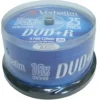 Verbatim DVD+R 4.7Gb 16x Tubo 25 u - DVD