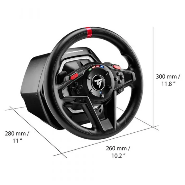 Volante Thrustmaster T128 Volante + Pedales Para PS5 PS4 PC