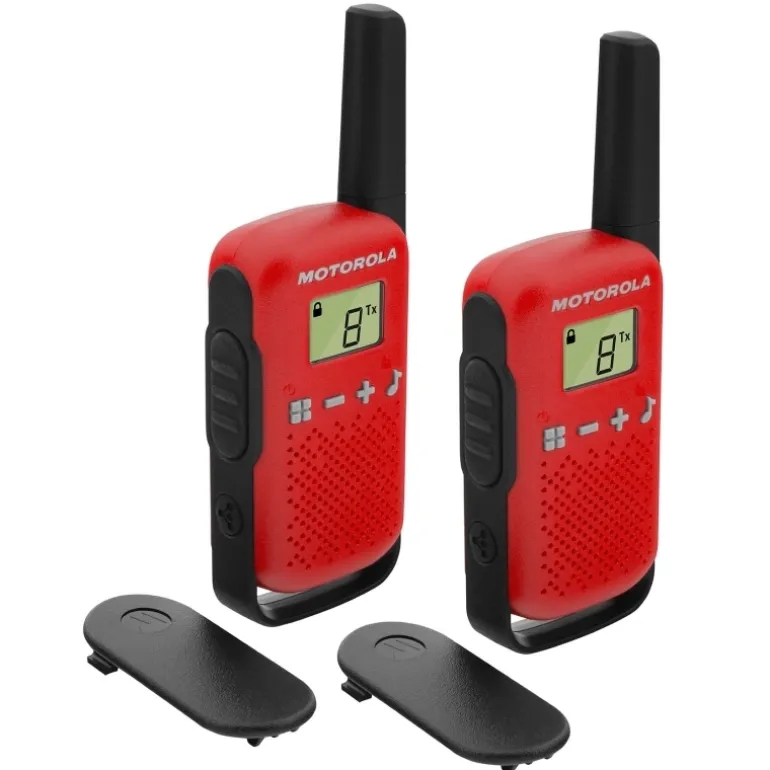Walkie Talkie Motorola T42 4Km 16 Canales Rojo