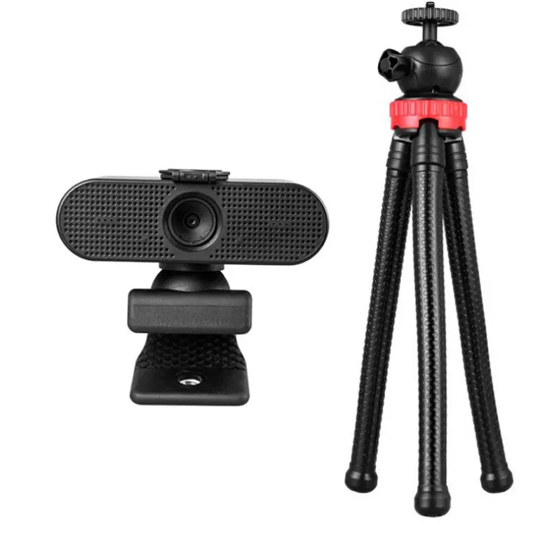 Webcam iggual Kit Webcam Quick View + mini trípode MT360