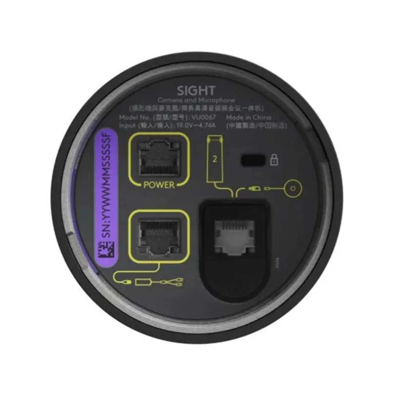 Webcam Logitech Sight 4K Para Sobremesa Grafito