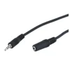 Wentronic Jack 3.5 Hembra-Macho 2m - Extensor de Cable de Audio