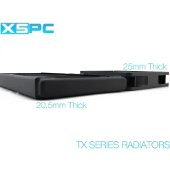 XSPC TX360 Crossflow Ultrathin 360mm Negro - Radiador